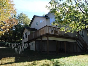 Rear of house