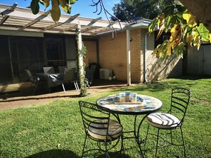 Chill out under the shade of the fig tree