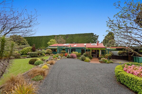Home is surrounded by orchard