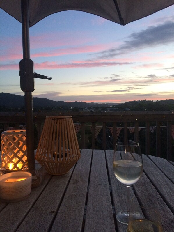View from deck