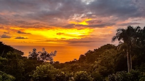 Enjoy the famous Costa Rica sunsets from Casa Sarita