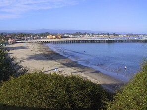 Cowell's Beach, right down the street