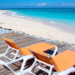 On the beach...