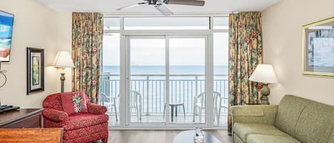 Beautiful Atlantic ocean views from the living room