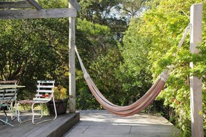 Hammock on Front Deck