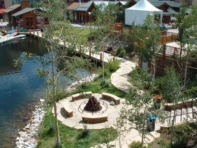 Taylor's Crossing, View of Lake, Center Village