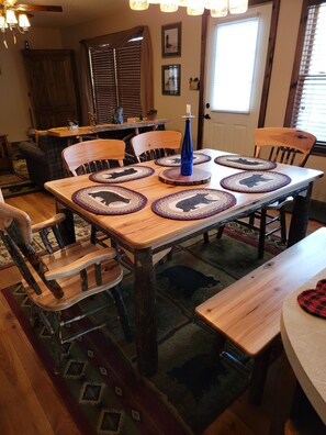 Log Dining Table