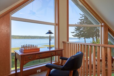 Open Design West Coast Home on 1600 Feet of Private Waterfront