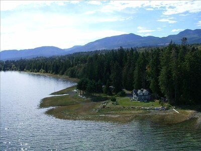 Open Design West Coast Home on 1600 Feet of Private Waterfront