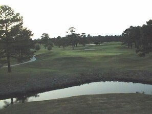 Golf view from balcony at Magnolia North