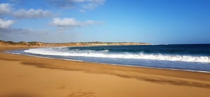 The front beach.