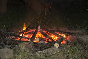 Bonfire in progress
