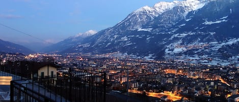 Blick von der Unterkunft