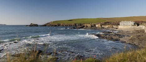 Pentonwarra viewed from the coast path to the west