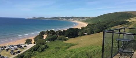 Stunning panoramic views from the balcony.