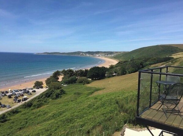 Stunning panoramic views from the balcony.