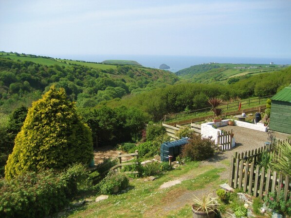 view from balcony at the back of house