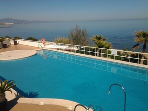 Pool from above level.