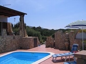 Pool and external shower area