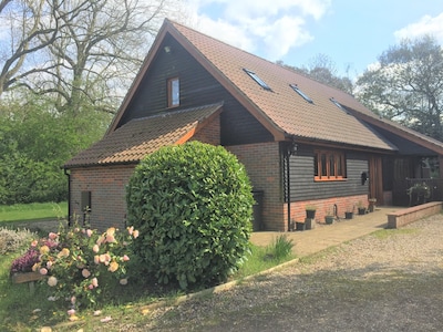 Ruston Lodge, ein Neubau Hütte Stil Eigentum in einer ruhigen ländlichen Umgebung gesetzt