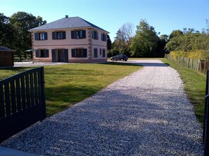 Gated property with enclosed garden