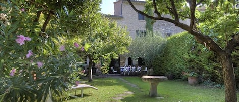 View of house from upper garden