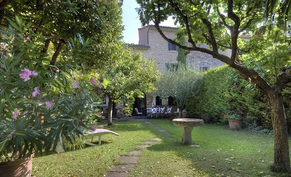 View of house from upper garden