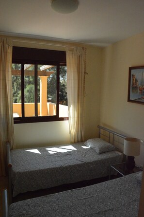 Twin bedroom.