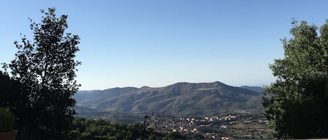 Vista paese da area piscina