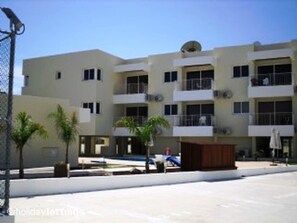 Front of block