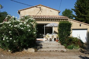 The sunny terrace