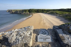 Front door walk to National Trust owned Barafundle Bay - the nation's favourite!