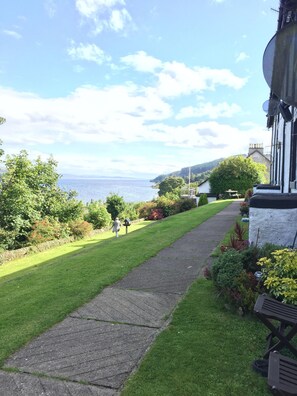 path along front of property