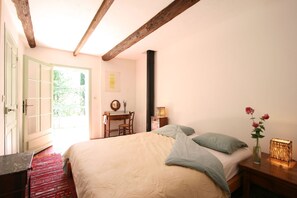 Bedroom with balcony