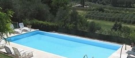 Swimming Pool Below the Appartment and View