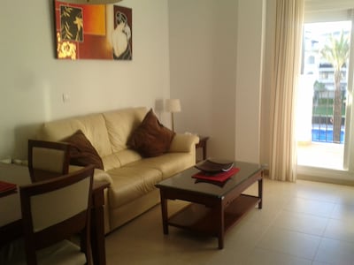 Spanish holiday apartment available for rental in Hacienda Riquelme, Murcia.