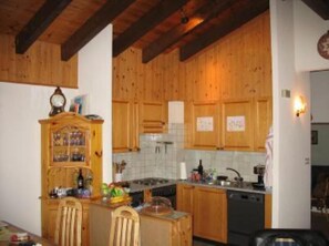 Open-plan kitchen