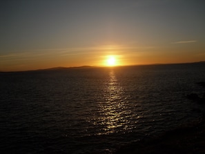 December Sunset over Sound of Harris from Northton