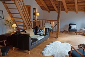 Spacious and comfortable open plan lounge