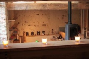 Vue sur le salon pour les cuisiniers...