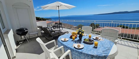 Sea view from the terrace