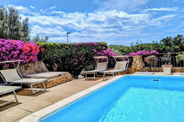 May 2024 pool at the villa 