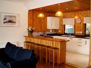 Open plan kitchen area