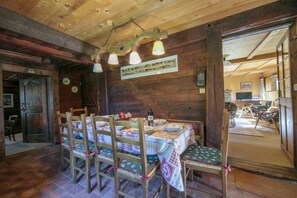 Dining separate from living room