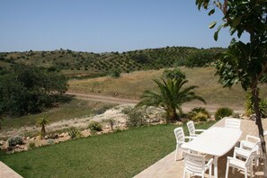 Lower terrace and 2nd BBQ area