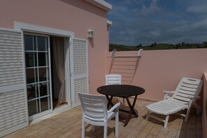 One of Bedroom 1's terraces.