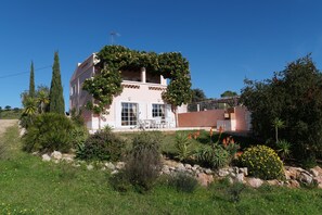 Villa from below.
