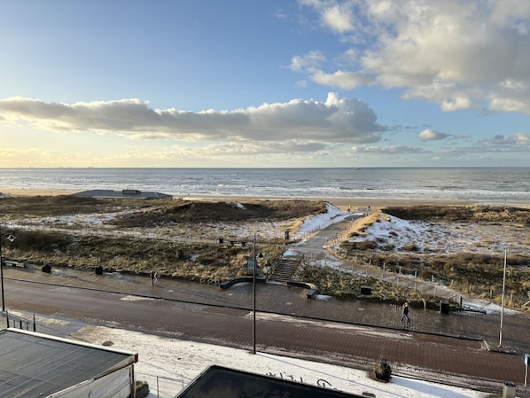 Utsikt mot havet/stranden