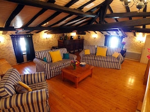 First Floor Lounge at Courtyard House