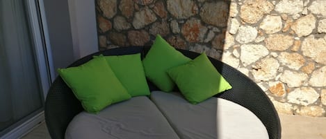 Comfy day bed great for an afternoon nap